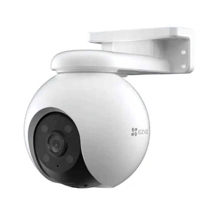 Cámara de vigilancia exterior 360º en 2K con IA. Detecta personas y vehículos, reduce puntos ciegos, activa sirena y focos ante intrusos, y ofrece visión nocturna. Seguridad total, día y noche, sin cuotas. - Ezviz - 1