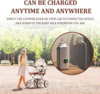 Rechargeable Portable Bottle Warmer with Fast Charging Cordless Milk Warmer with Temperature Control - details 1