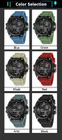 Reloj Deportivo Digital De Lujo Para Hombre Con Calendario Y Cronómetro Impermeable Reloj De Pulsera De Cuarzo Resistente Al Agua Para Exteriores - details 3