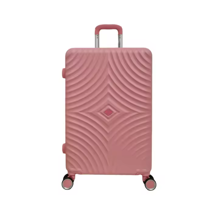 Maleta de viaje barata mediana Benzi BZ5687 Rosa de  66 x 45 x 23 cm. muy ligera 3,3 kg. 4 ruedas  giratorias 360º. Cerradura de combinación de 3 dígitos. Excelente relación calidad-precio. (Color Rosa) - 1
