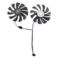 Ventilador de tarjeta gráfica, Enfriador de 85Mm, Ha9010H12F-Z, 4 pines, reemplazo para Msi Gtx 1060 Oc 6G Gtx 960 P106-100 P106 Gtx1060, 1 par, nuevo - details 0