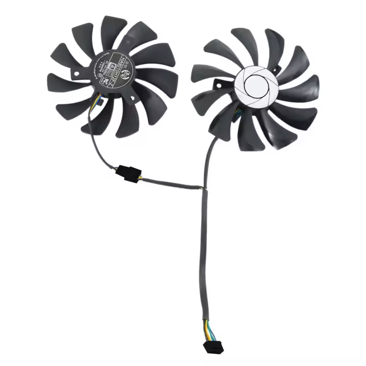 Ventilador de tarjeta gráfica, Enfriador de 85Mm, Ha9010H12F-Z, 4 pines, reemplazo para Msi Gtx 1060 Oc 6G Gtx 960 P106-100 P106 Gtx1060, 1 par, nuevo - 1