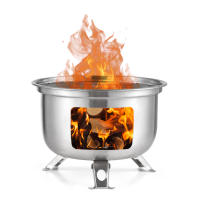 Estufa De Camping Portátil Mini Para Picnic Cocina Con Carbón Y Alcohol Grill De Sobrepresión Para Supervivencia Y BBQ - details 7