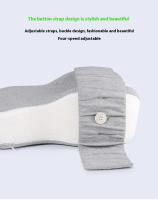 Almohada De Memoria Ortopédica De Algodón Suave Para Maternidad Con Correa Ajustable Soporte De Rodilla Y Pierna Para Dormir De Lado - details 7