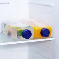 Botella De Jugo Para Nevera 2L a Prueba De Fugas Dispensador De Bebida Con Escala Para Té Frío Agua Café Leche - details 10