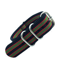 Correa De Reloj De Nylon 18mm 20mm 22mm 24mm Estilo Militar Deporte Fabricante De Cinturones Para Pulsera Con 5 Anillos - details 9