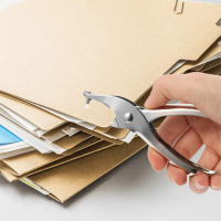 Prensa De Agujeros De Metal Portátil Para Papel Y Estationería Diámetro Del Agujero 6mm Herramienta De Oficina Individual - details 1