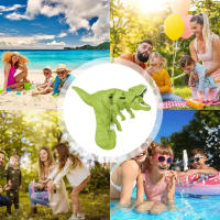 Juguete De Agua Con Sprinkler De Dinosaurio Que Balancea La Cabeza Juguetes Para Niños Boy Summer Beach Dino Spray Shooting Pressing Grip - details 5