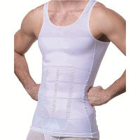Chaleco Modelador De Cuerpo Para Hombres Chaleco De Compresión Para Gimnasio Control Abdominal Sin Mangas Ajuste Slim Para Ejercicio - details 15