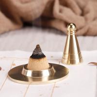 Bandeja De Incienso Estilo Antiguo Chino Con Torre De Cobre Puro Herramientas De Incienso Modelo De Torre Decoración De Escritorio DIY Conos De Incienso - details 0