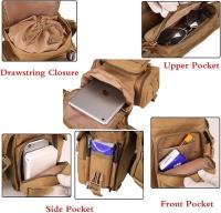 Riñonera multiusos para senderismo, táctica, Militar, para correr, acampar, motociclismo, ciclismo, Bolso de hombro - details 4