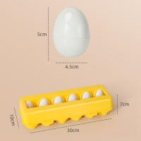 Juego De Educación Matemática Montessori Para Niños 12PCS Juguetes Inteligentes De Huevos Y Tornillos 3D Puzzle Educativo Para Niños Entre 3 Y 12 Años - details 18
