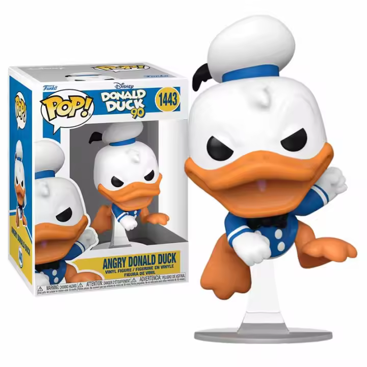 Funko Pop! Disney Donald Duck 90, Pato Donald enfadado 1443 - 1