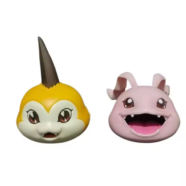 Figura De Acción Anime Digimon Adventure Gabumon Pyocomon Koromon Mochimon Tokomon Plotmon Coleccionable Modelo Regalo Tamaño 2-5cm - 1