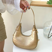 Bolso De Hombro En Forma De Crescent Para Mujer Bolso De Armpita Diseñador Bolso De Mano Diario Bolso Para Teléfono Vintage PU Suave - details 20