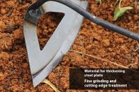 Pala De Aro Hueco De Acero Inoxidable Para Jardín Y Agricultura Herramienta De Riego Y Plantación Accesorios De Control De Malas Hierbas - details 2