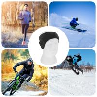 Invierno Cinta De Poliéster Térmica Polar Para Deportes Antigolpes Unisex Para Correr Esquiar Y Otras Actividades Al Aire Libre Resistente Al Viento - details 1