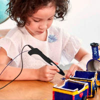MediaWaveStore Bolígrafo de impresión 3D compatible con filamentos PLA estereoscópico para artistas y creativos - details 0