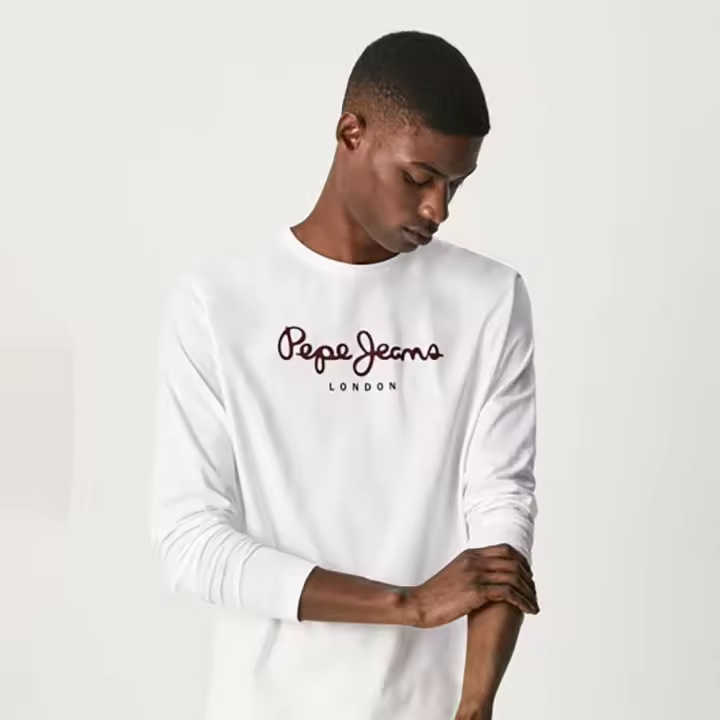 Camiseta Pepe Jeans Eggo Long N - Hombre - 100% Algodón - 1