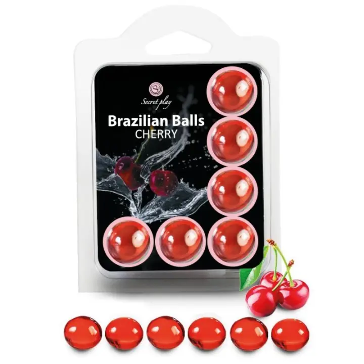 SECRETPLAY - BRAZILIANS BALLS CEREZAS LUBRICANTE - 1