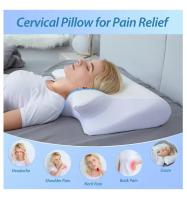 Memory Foam Cervical Pillow, 2 in 1 Ergonomic Contour Orthopedic Pillow, Neck Pain Relief, Contour Support Pillow, Neck Pillow, 1 Pack - details 3