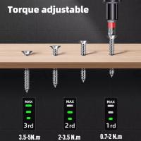 Mini Destornillador Eléctrico Recargable USB Set De 2000mah Multi-función Torque Herramientas De Reparación Desmontaje Potencia Ajustable Kit De Herramientas - details 15