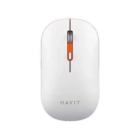 RATON INALAMBRICO - HAVIT MS60WB INALAMBRICO Y BLUETOOTH, Inalámbrico, 1600 ppp, Blanco - 1