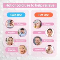 Máscara de ojos frío de gel de terapia de frío caliente reutilizable - details 0