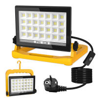 Luz De Trabajo Portátil 60W 5400LM Con Soporte Plegable Y Luz LED Super Brillante 112LEDs Magnética Rotatable Para Sitio De Trabajo Al Aire Libre Pesca - details 5