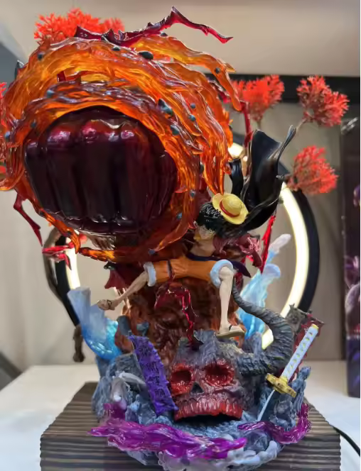 Figura De Acción Anime Luffy One Piece 25cm Gk Gear 5 Monkey D. Luffy Estatua Colección Modelo PVC Juguete Regalo Para Adolescentes Y Adultos - 1