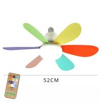 Ventilador De Techo Moderno Con 6 Hojas De ABS 16 Pulgadas Luz LED Para Decoración De Dormitorio Y Sala De Estar Control Remoto Potencia 30W/40W - details 8