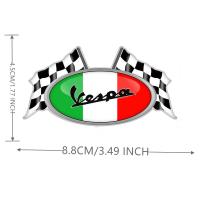 Pegatina De Fairing Frontal 3D De Resina Para Motocicleta Y Coche Bandera Italiana Sai Decoración De Carrocería De Motocicleta Y Vehículo - details 2