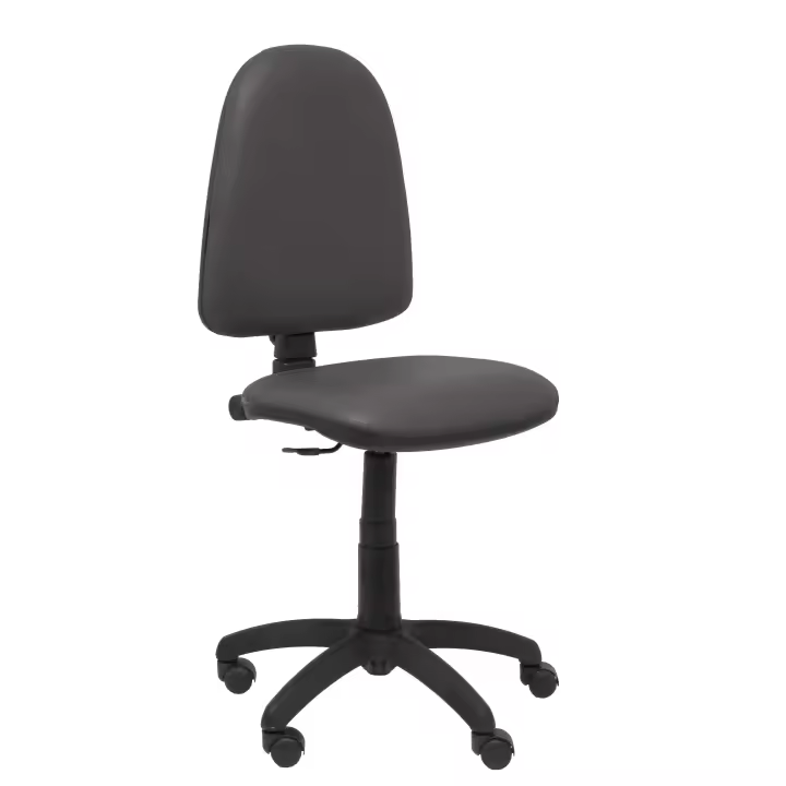 Silla de Oficina Ergonómica Piqueras Y Crespo con Respaldo y Asiento Tapizados en Similpiel Gris Oscuro - 1