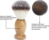 3-in-1 Shaving Set with Hair Brush Set Shaving Bowl and Stainless Steel Shaving Stand Luxury Men's Shaving Set - details 3