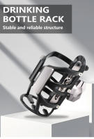Soporte De Botella Para Motocicleta YAMAHA NMAX 2022 Portátil Con Soporte De Montaje Para Bicicleta Y Exterior Material De Aluminio CNC - details 1