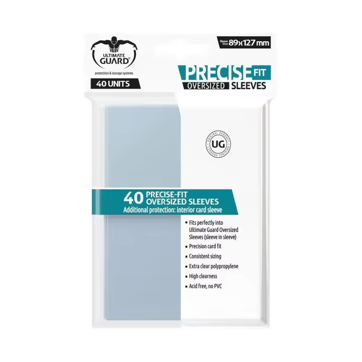 Fundas Ultimate Guard Precise fit 89x127 mm Oversize - 1