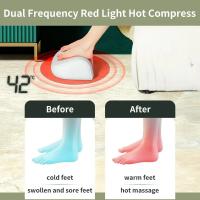 Masajeador De Pies Eléctrico 4D Con Compresión Caliente Y Shiatsu Para Alivio Del Malestar Muscular Profundo Relajación Corporal Herramienta Rodillera Para Tensión Crónica - details 4