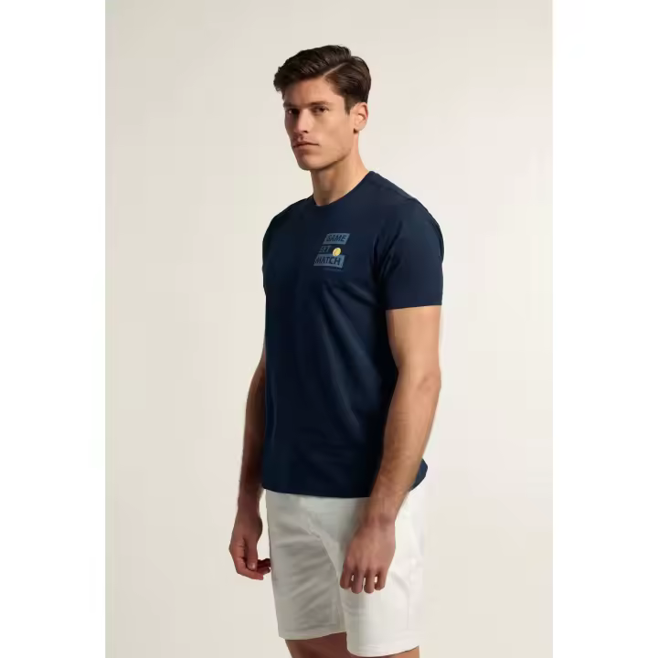 VALECUATRO Camiseta Valecuatro Game Azul Marino Hombre Manga Corta - 1