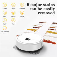 Máquina De Aspirar Inteligente Portátil Mini Para El Hogar Robótica Automática Tres En Uno Recargable Por USB Para Suelos Duros Y Alfombrados - details 9