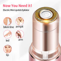 Epilador Eléctrico Para Mujer Recargable Herramienta De Eliminación De Vello Mini Afeitadora Trimmer De Cejas Y Cara - details 7