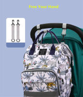 Bolso De Diaper Para Mamá Con Gran Capacidad Organizadora Bolsa De Bebé Con Estampado Floral Bolso De Mano De Moda Para Mujer Bolsa De Lactancia - details 9