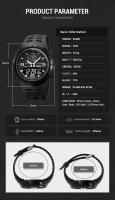 Reloj Deportivo Digital SKMEI 1655 Para Hombres Pantalla Dual Impermeable Estudiante Reloj De Pulsera Masculina 1251 Luz Trasera Resistente Al Choque Cronógrafo - details 18