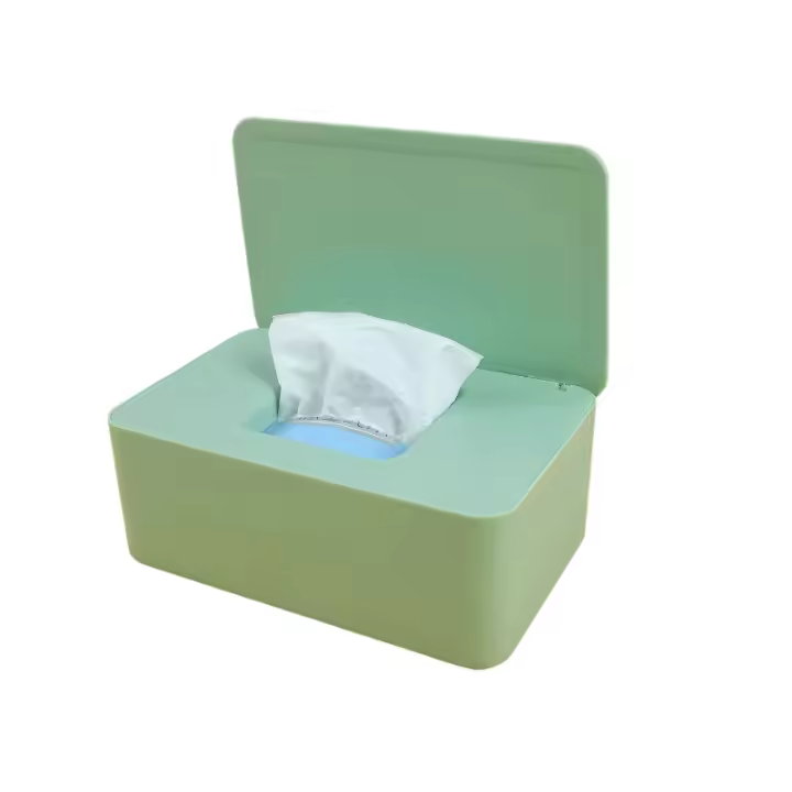 Caja de almacenamiento de toallitas húmedas de plástico, dispensador de toallas de papel, organizador de servilletas para el hogar, nuevo - 1
