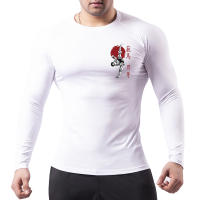 Camiseta De Compresión Baki Con Estampado Para Hombres Secado Rápido Tops De Gimnasio Ropa Deportiva Fitness Camiseta De Base Guardia Contra Arrugas - details 16