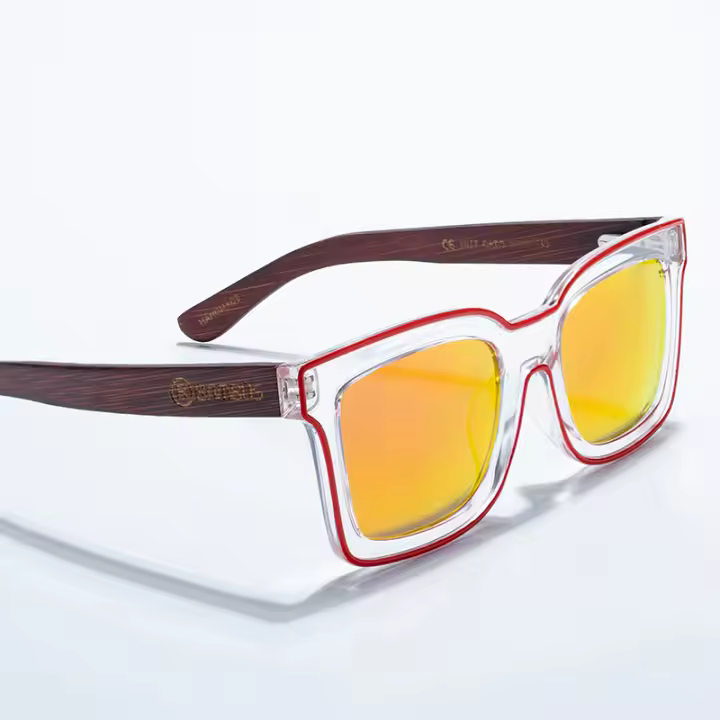 Gafas de sol Madera Inferno BBAMBÙS  GAFAS DE SOL GAFAS DE SOL HOMBRE GAFAS DE SOL MUJER - 1