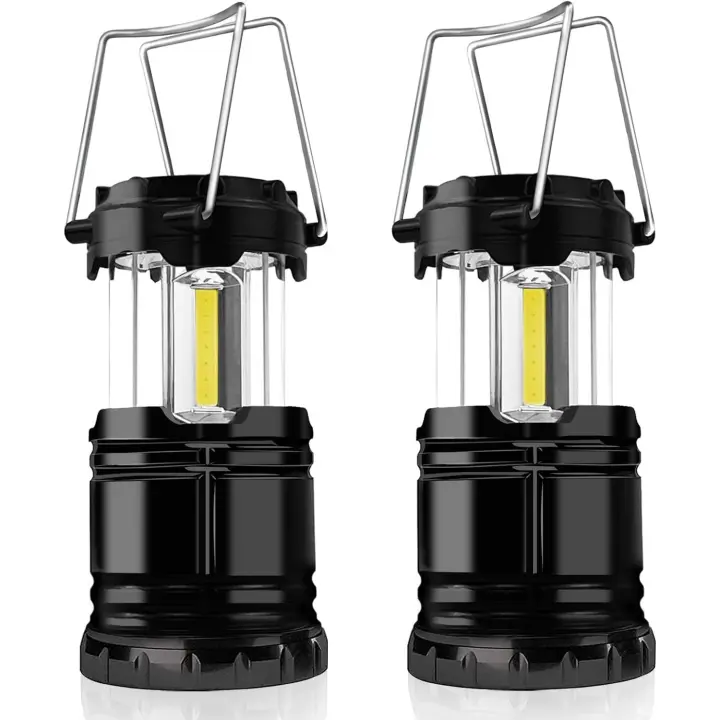 2 x Lámpara LED portátil Para acampar with Katería with Gancho plegable, Luces para Tienda de campaña Lámpara - 1