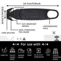 Cuchillo De Caja 1pc Para Cartón Y Bolsas De Trabajo Cuchillo De Utilidad Para Cortar Letras Y Cintas Herramientas - details 3