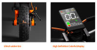 Patinete eléctrico JOYOR S5-Z, batería de 48V 13Ah, motor de 600W, neumáticos de 10*3 pulgadas, velocidad de 25km/h, autonomía de 40-55km, freno de disco delantero y trasero - details 9