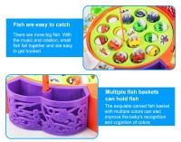 Juguete De Pesca Magnético Con Música Y Movimiento Rotatorio Para Niños Regalo De Navidad Juego Deportivo Para Fiestas - details 2