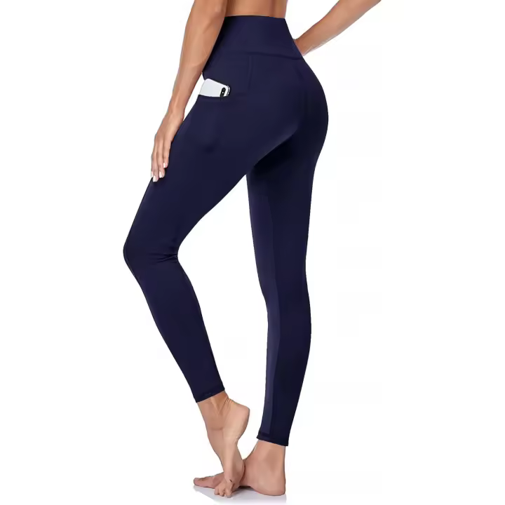 High Waisted Leggings for Women - Soft Opaque Slim Tummy Control Printed Pants for Running Cycling Yoga - 1